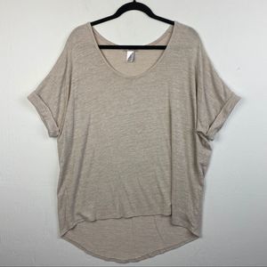 Ultra Teeze Slub Hi Lo Knit Top